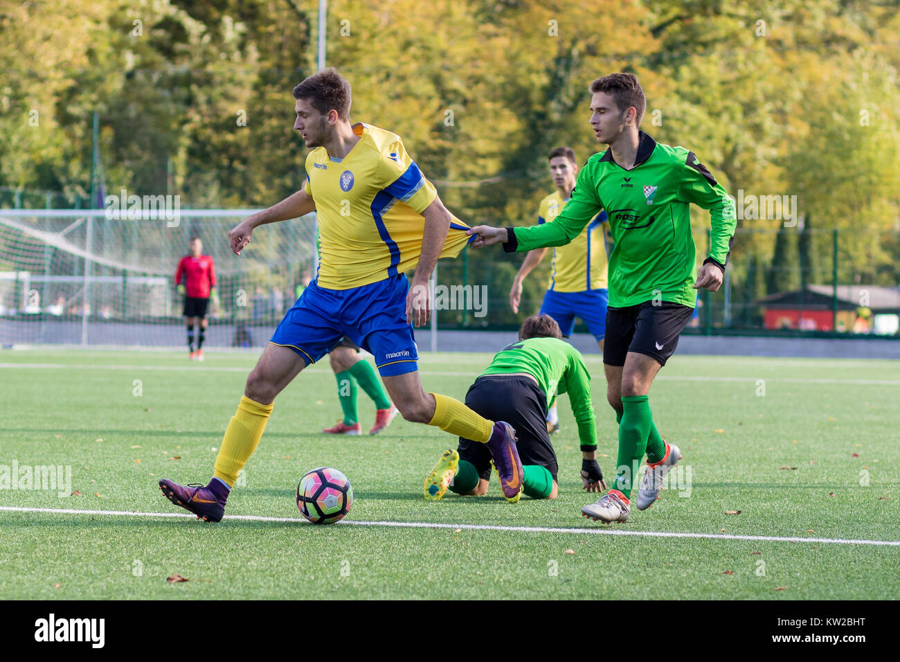 Zagreb Croatia April 2018 Croatian First Football League Game Gnk – Stock  Editorial Photo © Dariozg #269046126