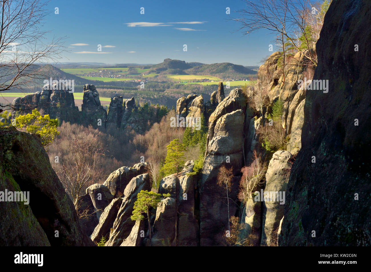 Sandstone towers germany landscape hi-res stock photography and images -  Alamy