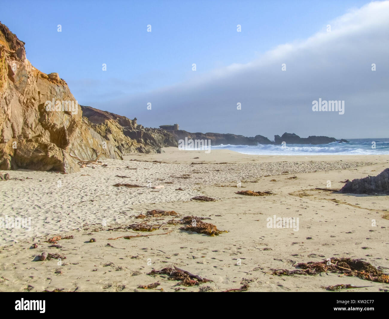 coastal scenery around the Monterey Peninsula in California, USA Stock