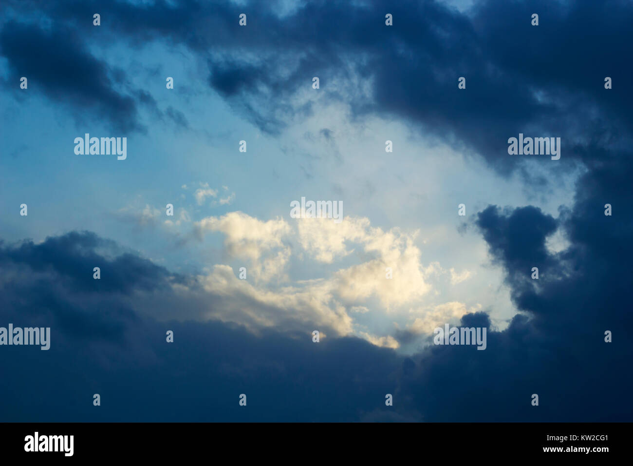 Dark and dramatic storm clouds on sky background Stock Photo - Alamy