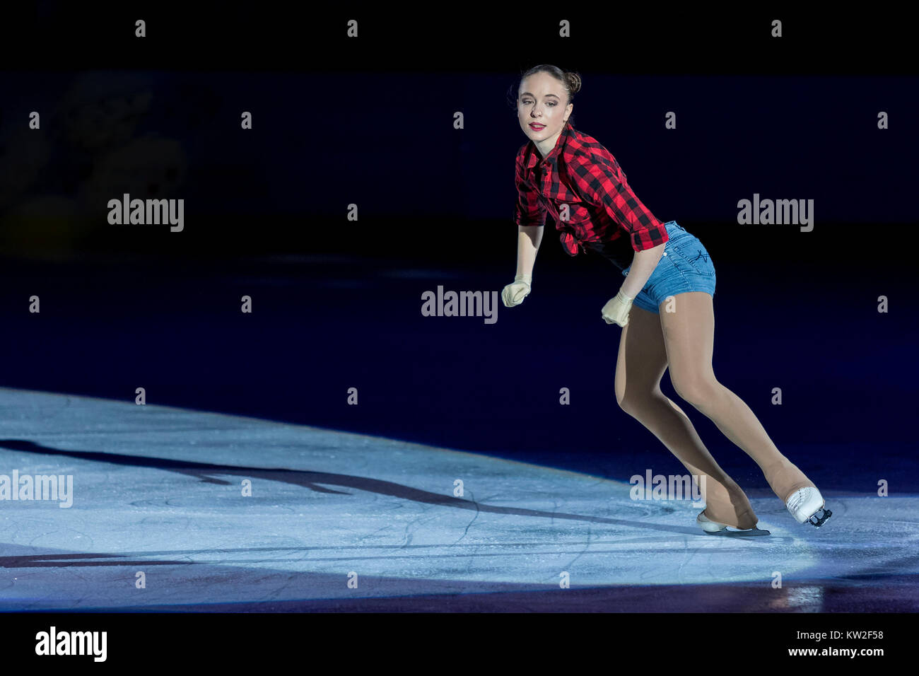 ZAGREB, CROATIA DECEMBER 09, 2017 Figure skating competition Golden
