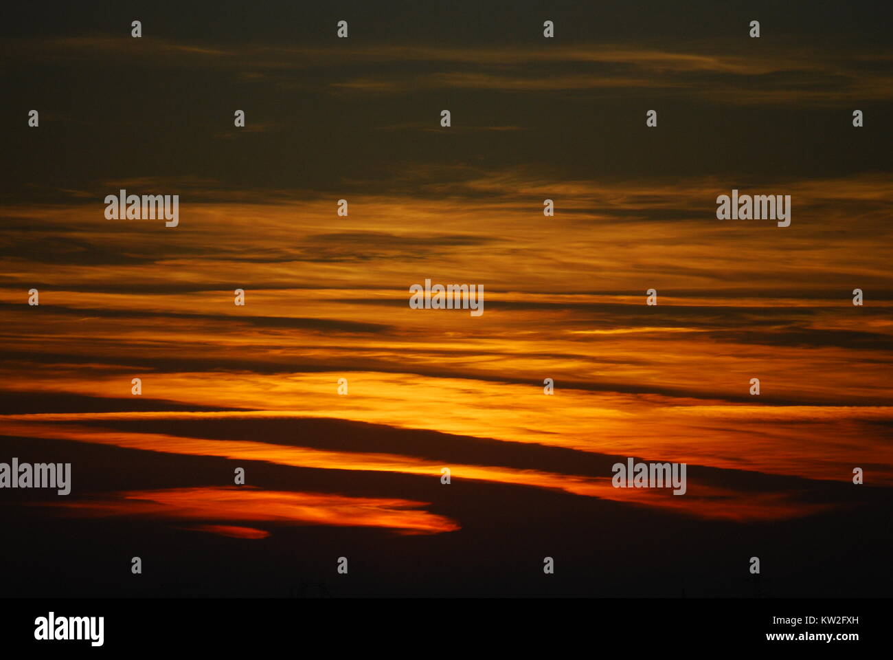 Colorful sunset sky Stock Photo - Alamy