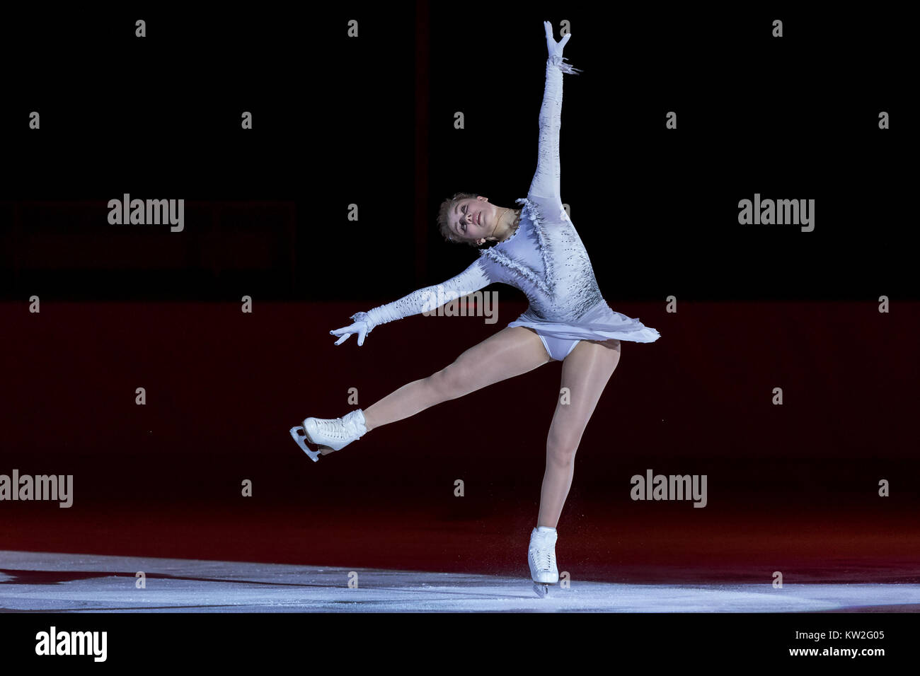 ZAGREB, CROATIA DECEMBER 09, 2017 Figure skating competition Golden