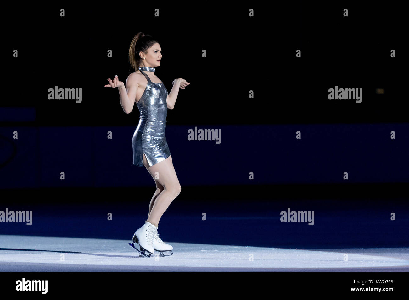 ZAGREB, CROATIA DECEMBER 09, 2017 Figure skating competition Golden