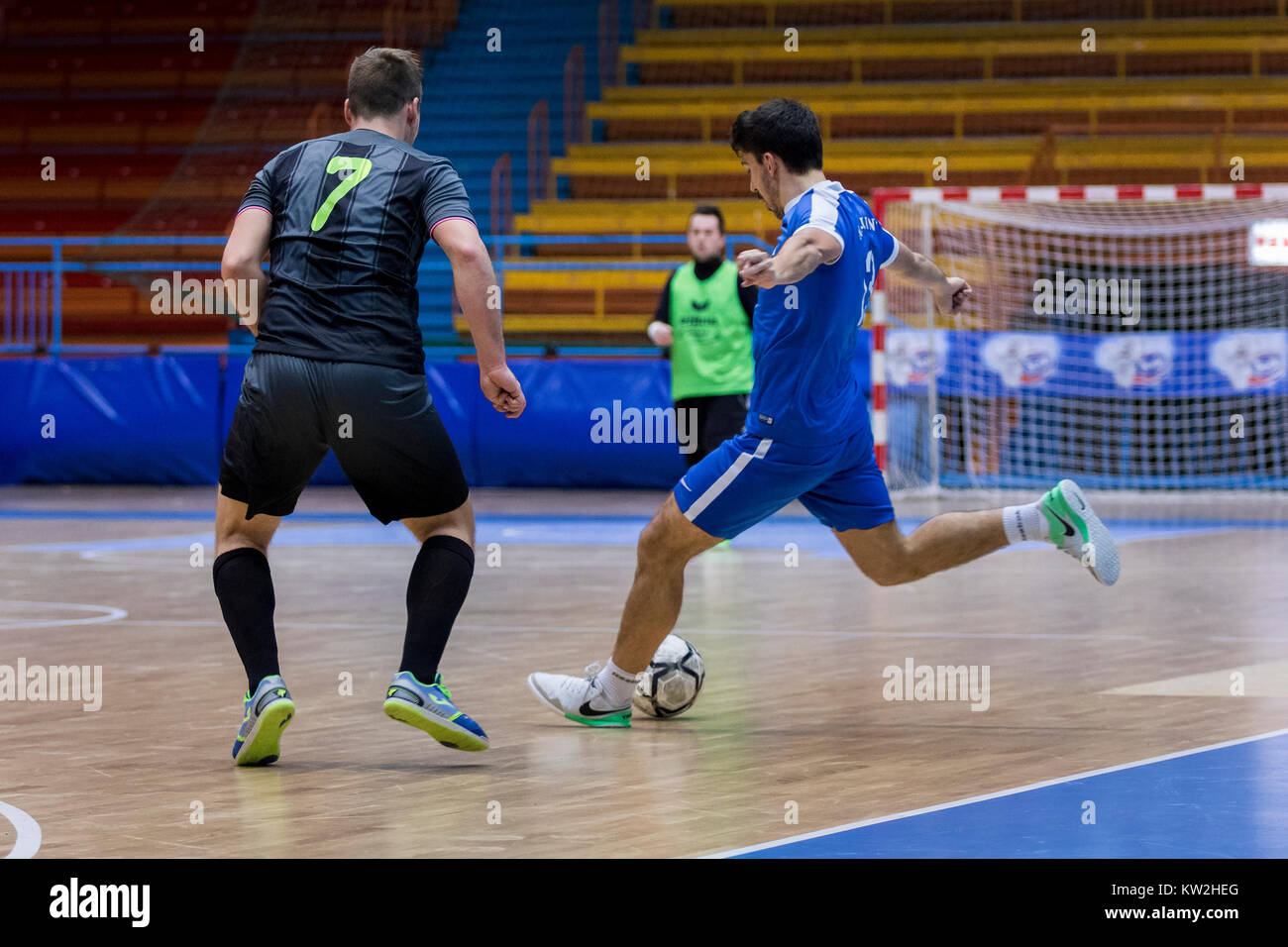 ZAGREB, CROATIA DECEMBER 09, 2017 Croatian Indoors soccer tournament