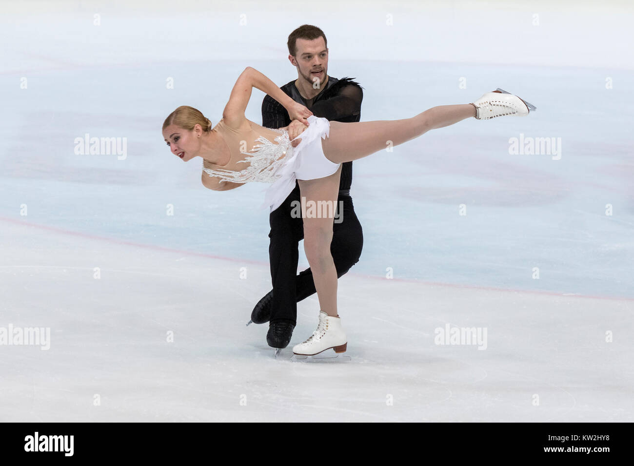 ZAGREB, CROATIA DECEMBER 08, 2017 Figure skating competition Golden