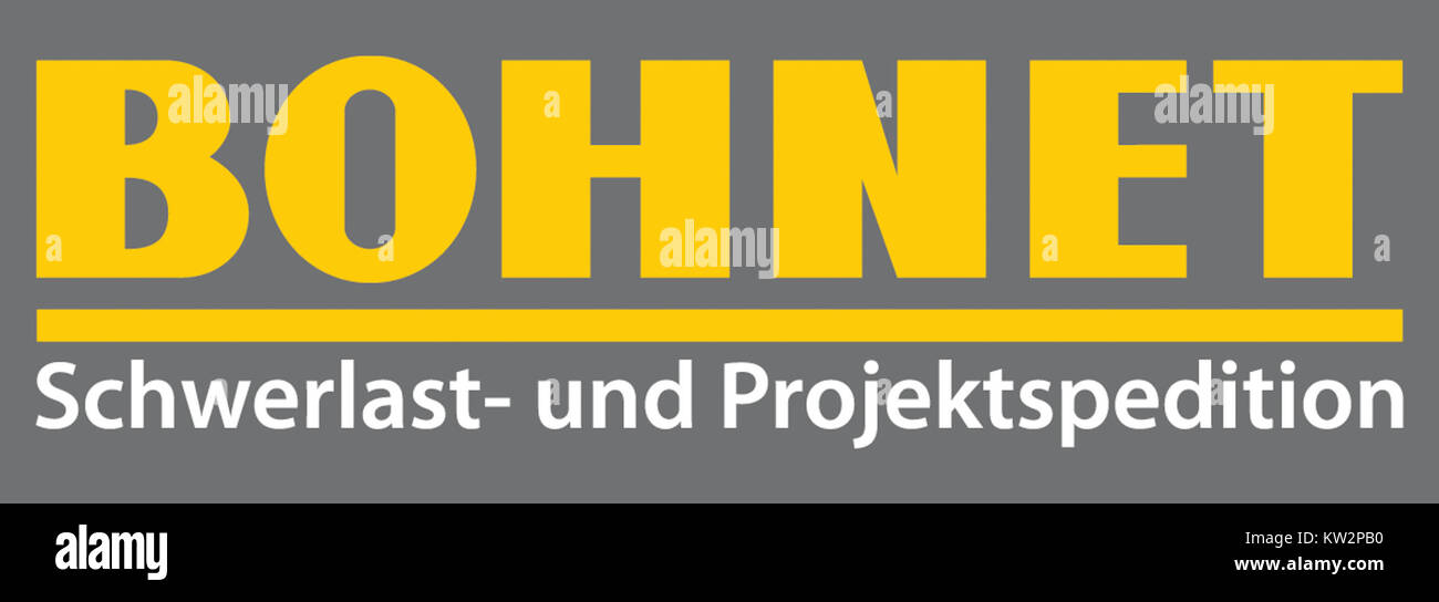 Logo Spedition Bohnet Stock Photo