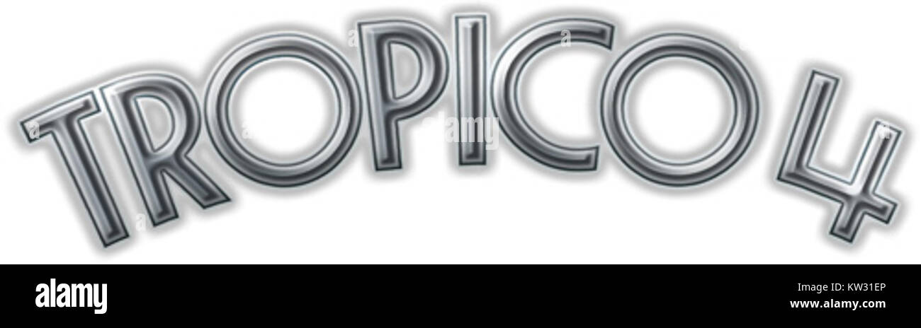 Tropico 4 logo Stock Photo