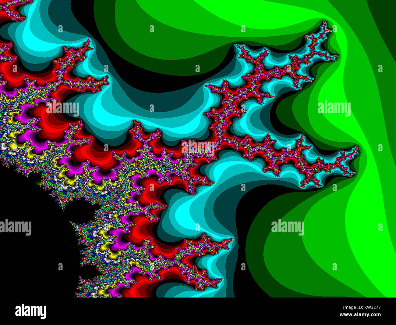 Mandelbrot set 5, composed with WinCIG Stock Photo - Alamy