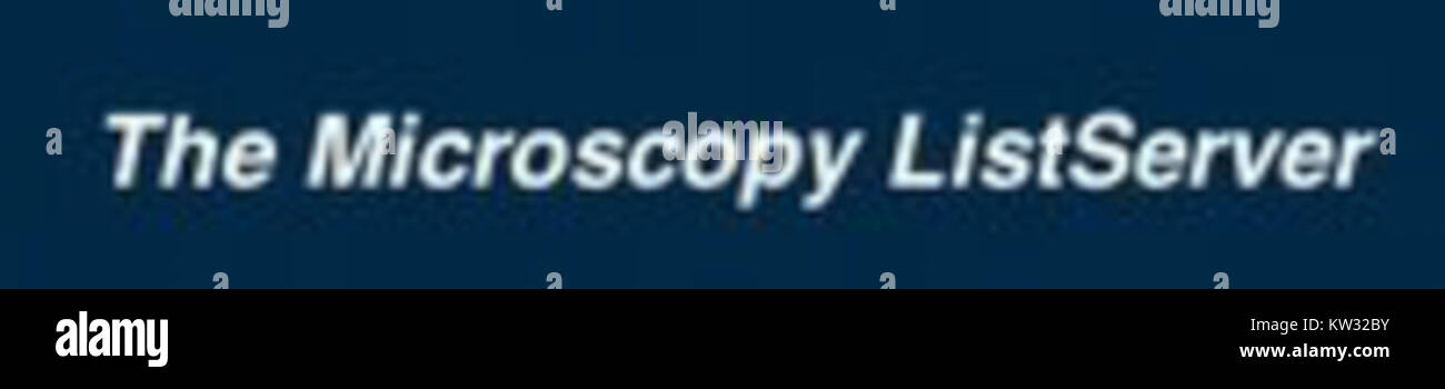 Micro List The MicroscopyListserverLogo represents the identity of the microscopy ...