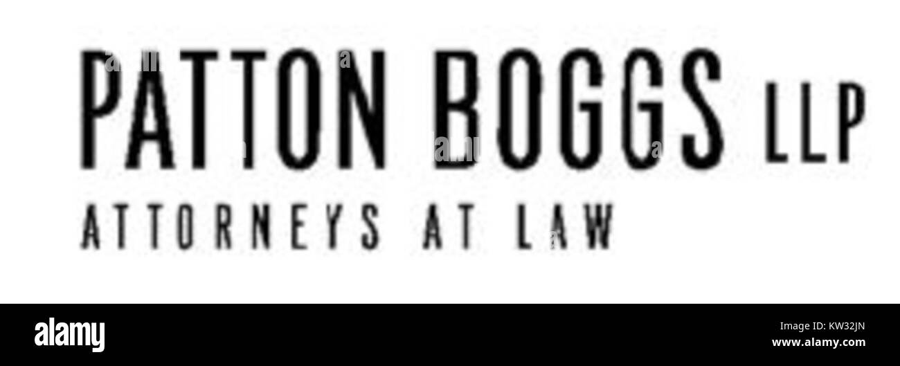 Patton boggs logo Stock Photo