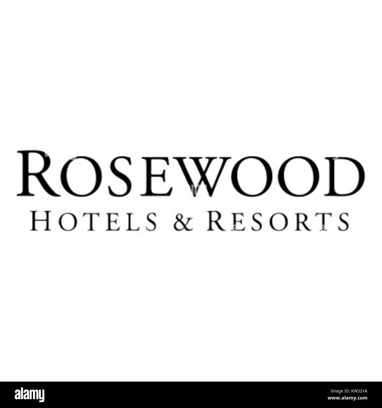 Rosewood hotel resorts logo Stock Photo - Alamy