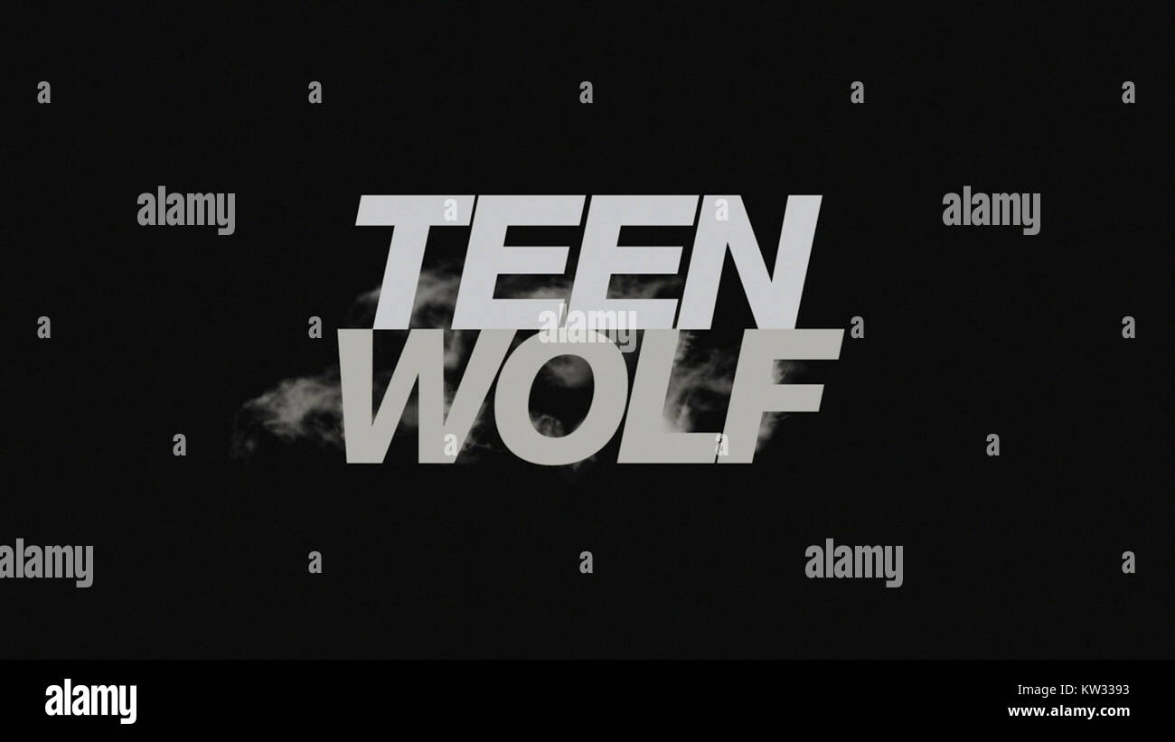 Teen Wolf 2011 Title card Stock Photo