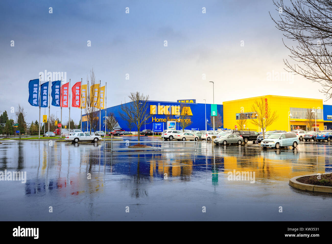 Portland Oregon United States Dec 20 2017 Ikea Home Stock