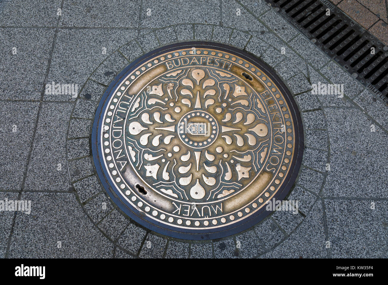 Decorative Manhole Cover Stock Photos Decorative Manhole Cover