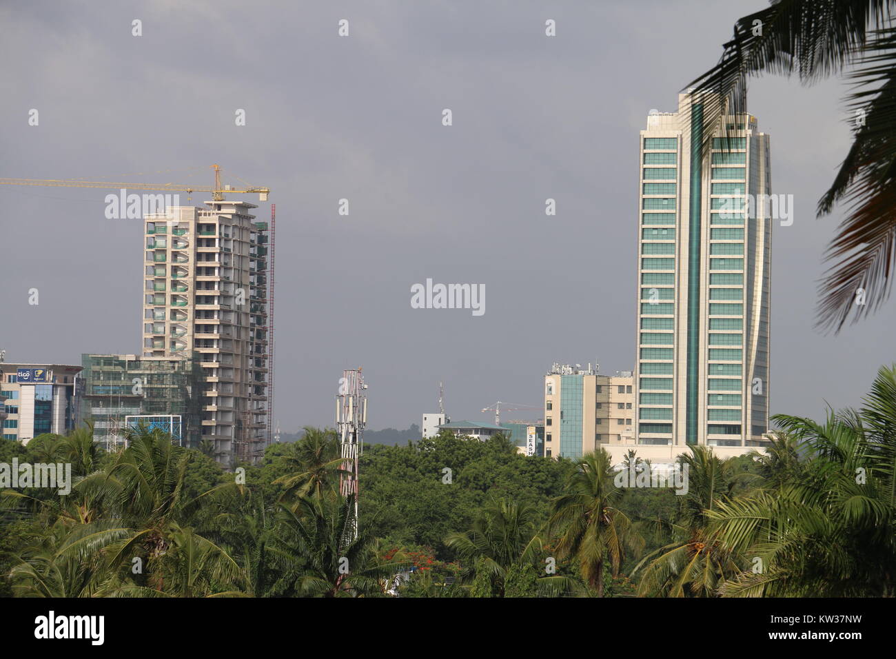 LAPF Milllenium Towers in Dar es Salaam Tanzania Stock Photo