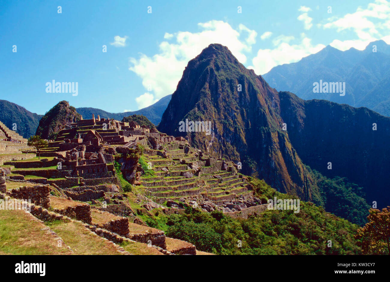 Machu picchu blue sky hi-res stock photography and images - Alamy
