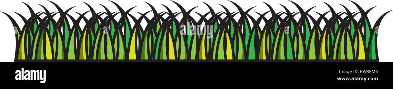 grass fiel plant nature design vector illustration Stock Vector Image ...