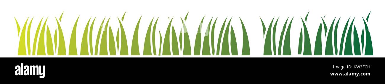 silhouette grass fiel plant nature design vector illustration Stock ...