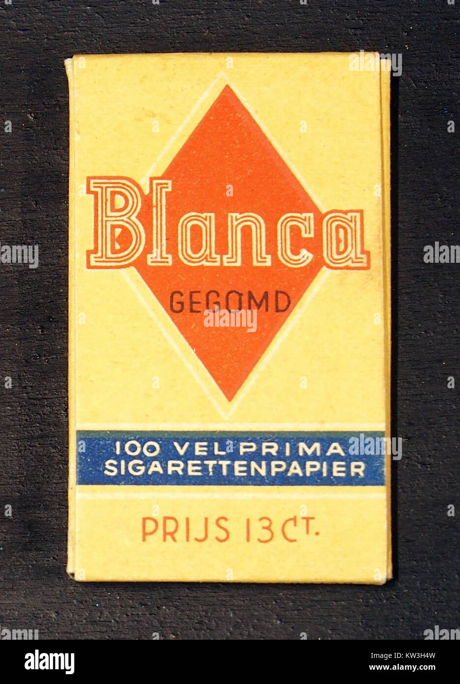 Blanca vloeitjes cigarettenpapier (Cigarette rolling papers) (front Stock  Photo