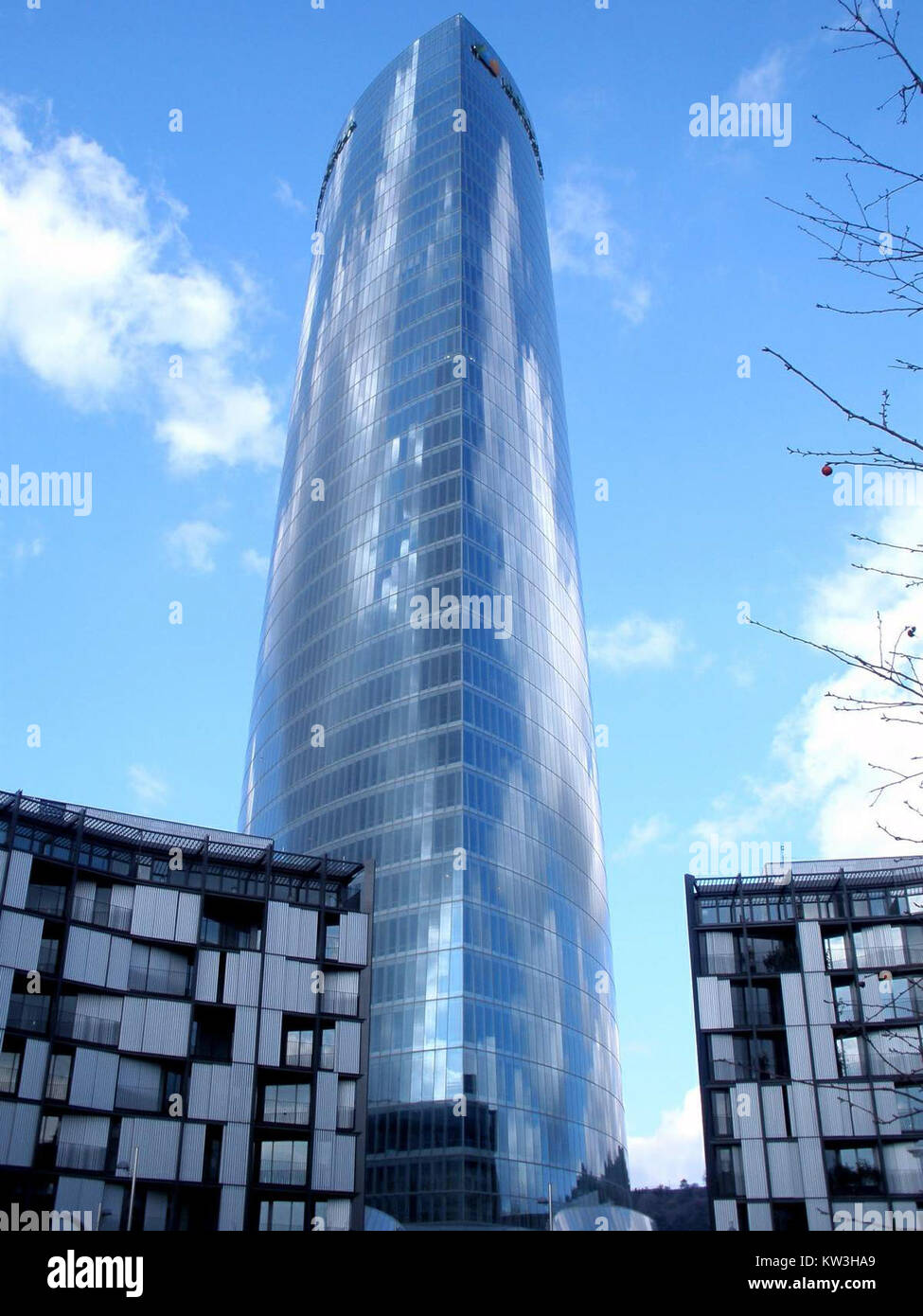 The Torre Iberdrola is a 165-meter-tall skyscraper located in Bilbao ...