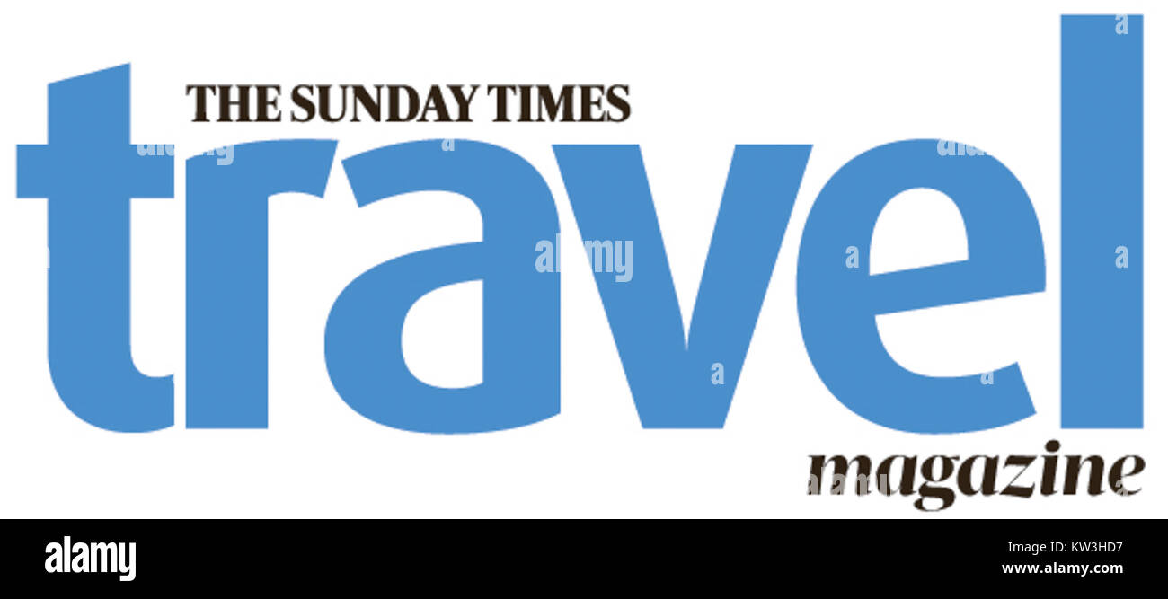 The Sunday Times Travel Magazine logo Stock Photo