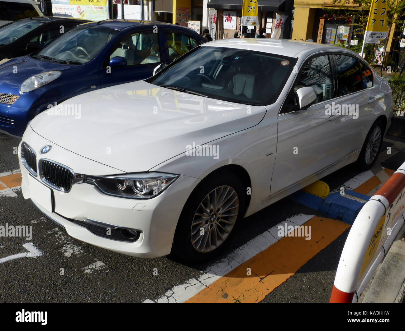 Bmw 3d F30 Front Stock Photo Alamy