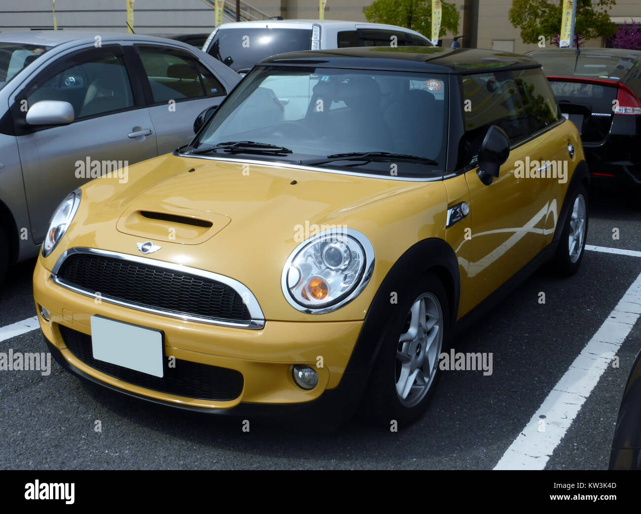 Modified R56 Mini Cooper S compact British hot hatch car Stock Photo - Alamy