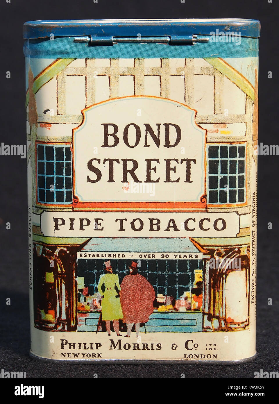 Bond Street Pipe Tobacco tin, pic 6 Stock Photo Alamy