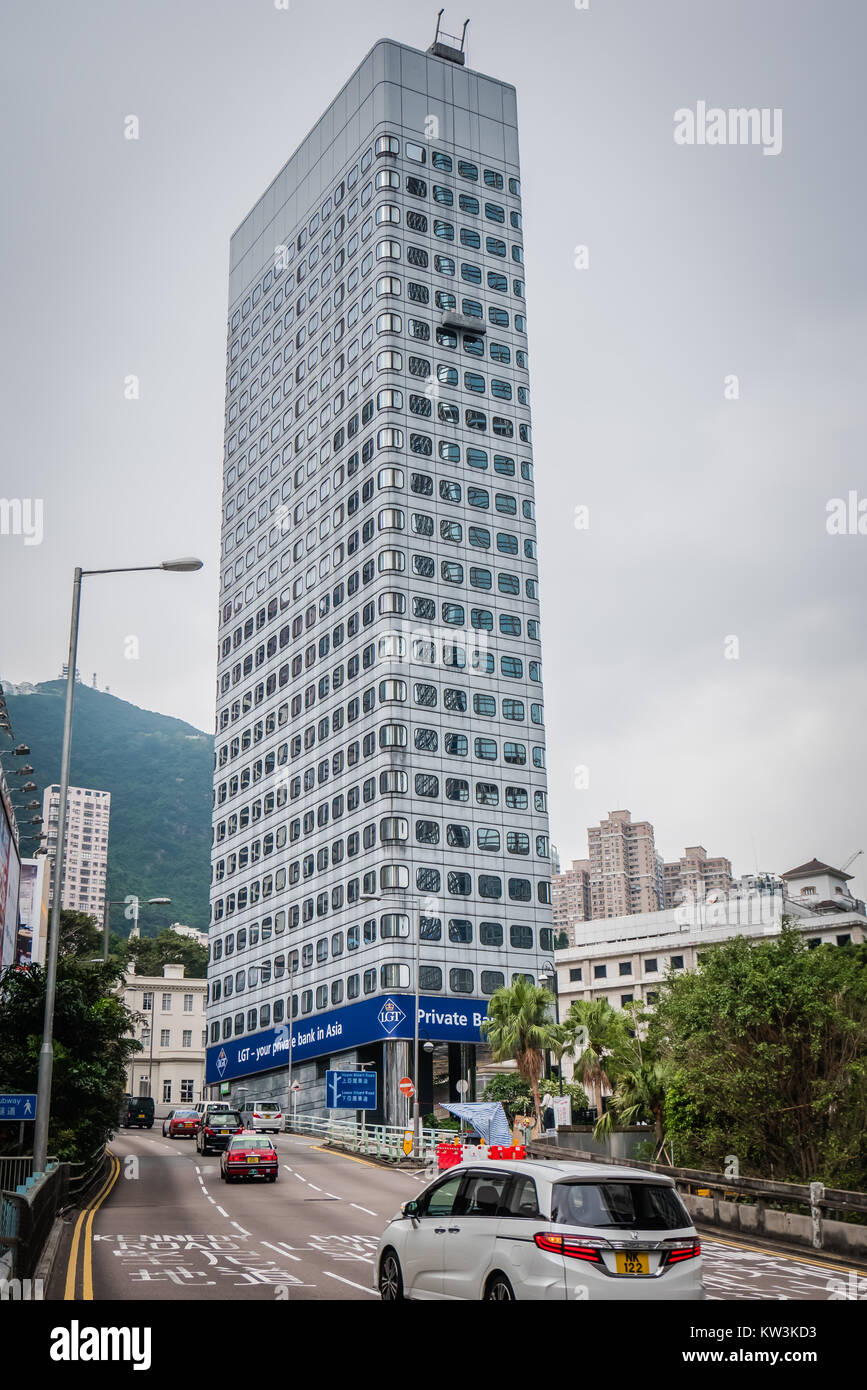 hong kong lgt private bank building Stock Photo