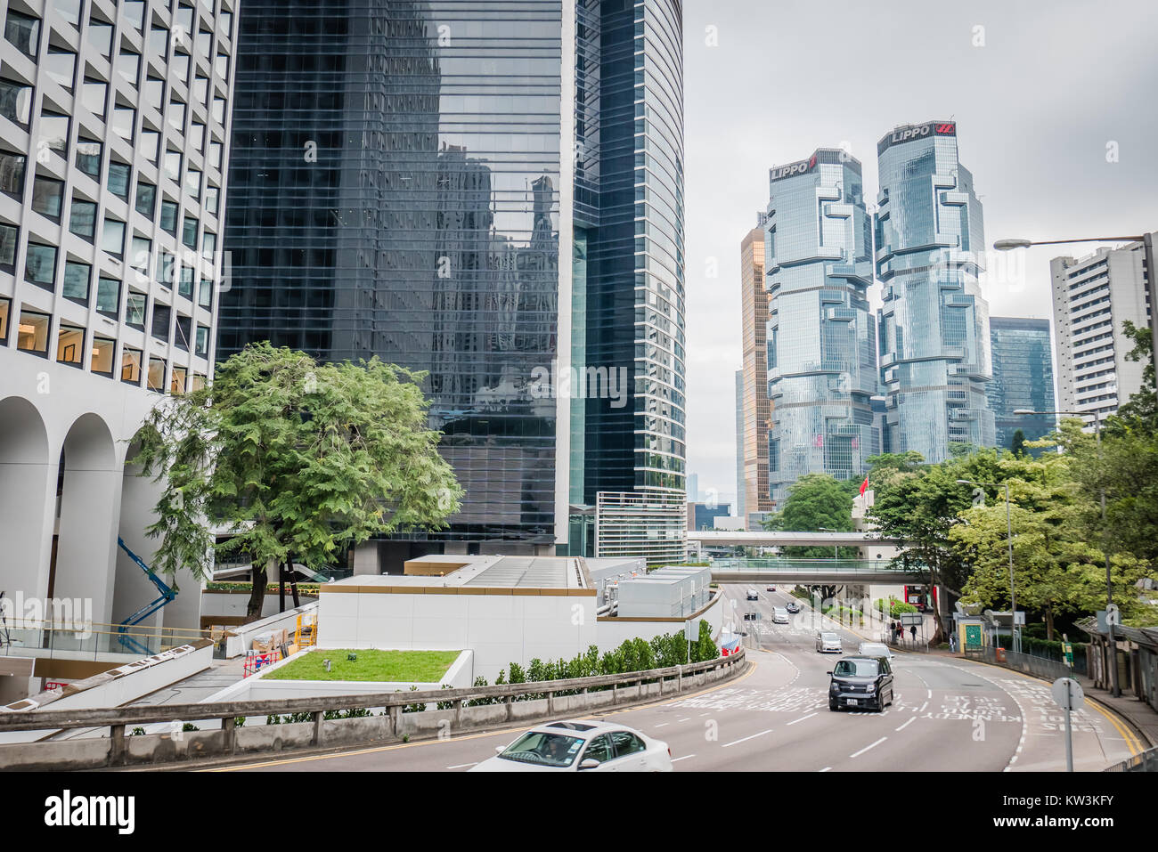 hong kong central district Stock Photo - Alamy