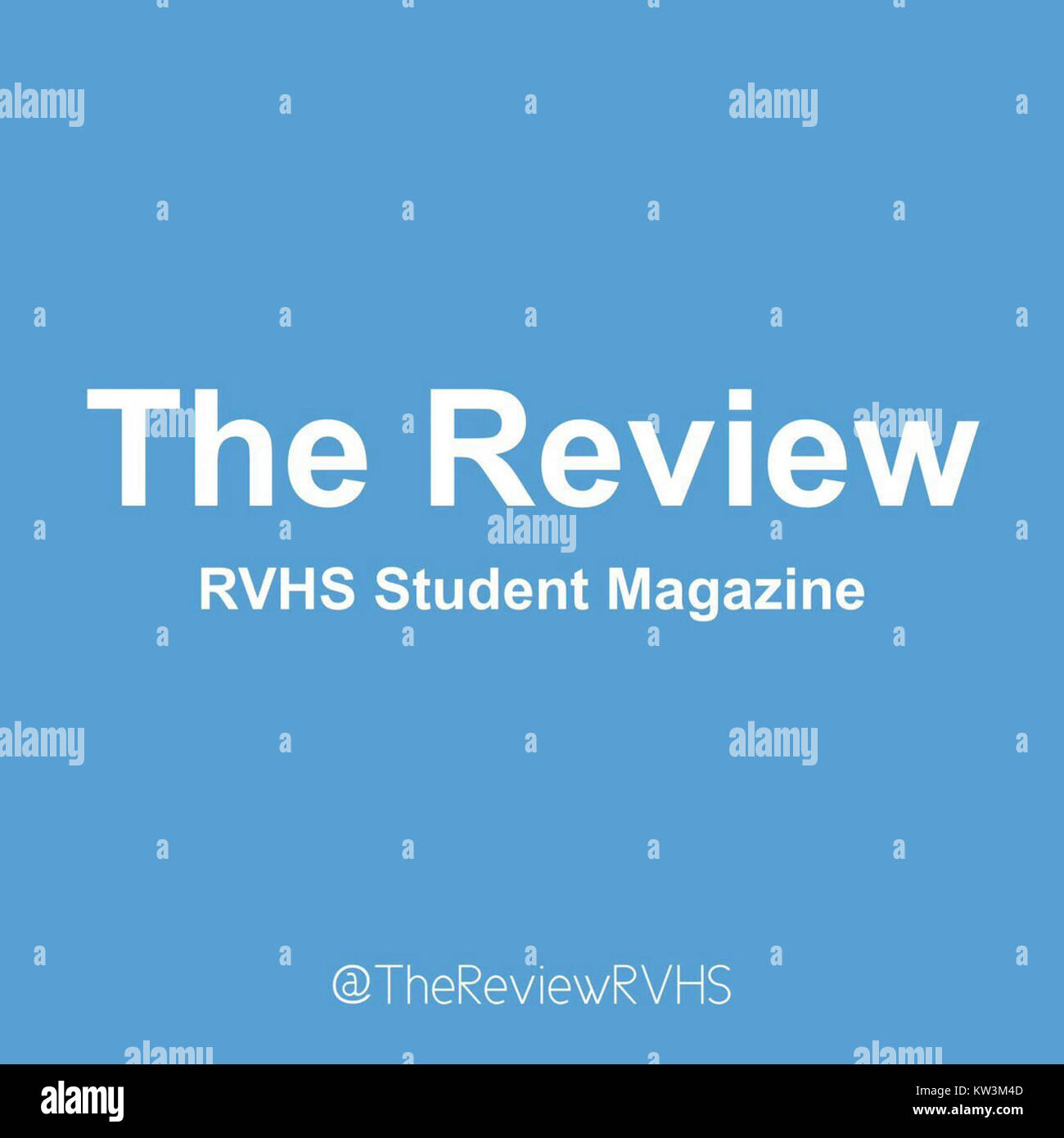 The logo of The Review Magazine at Ralston Valley High School 2014 06