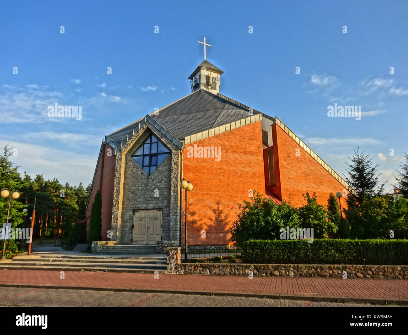 Biale Blota kosciol 4 07 2014 Stock Photo Alamy