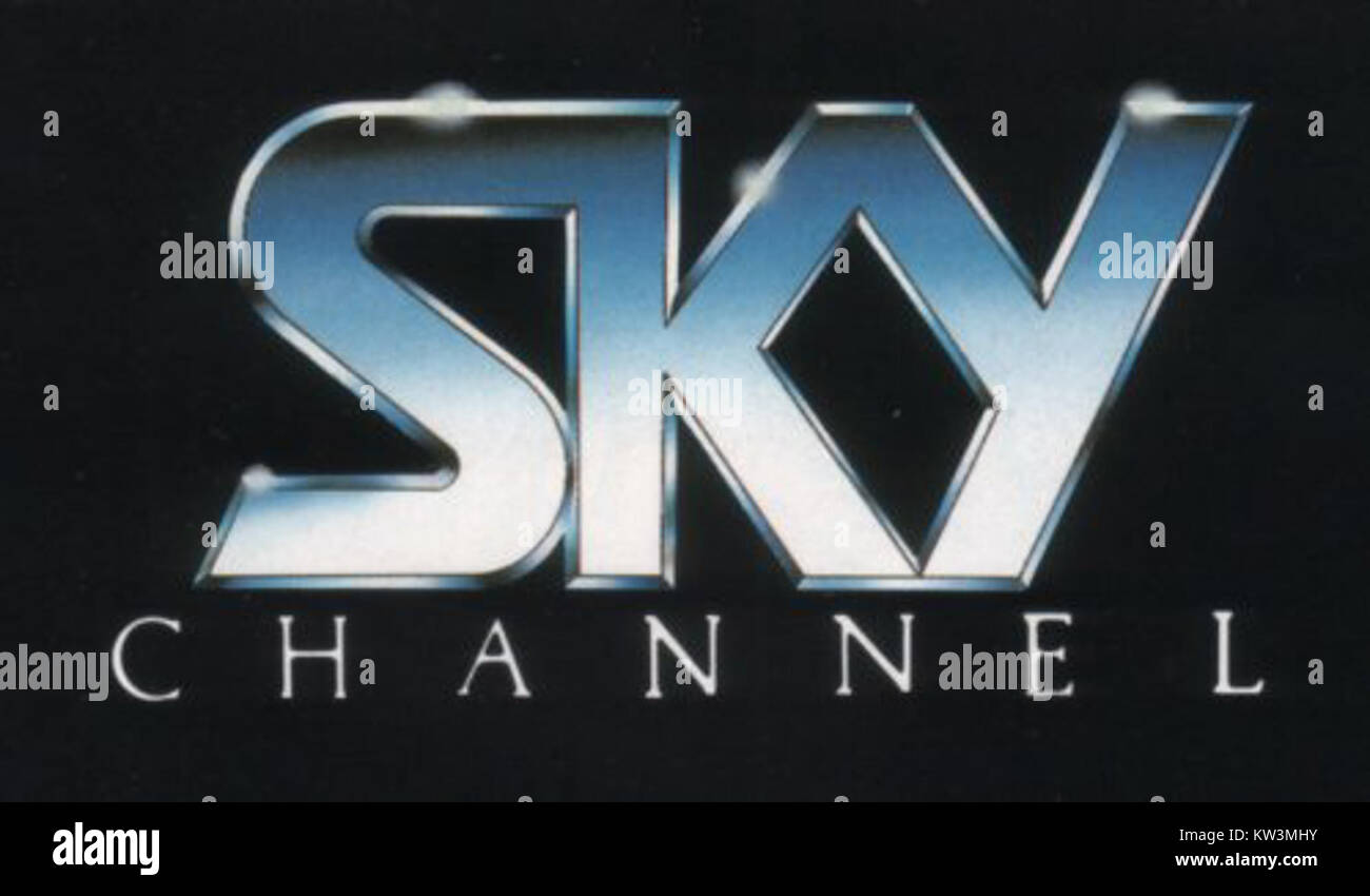 Sky Channel logo Stock Photo Alamy