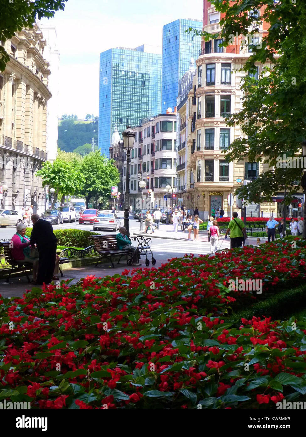 Bilbao   Jardines de Albia 02 Stock Photo