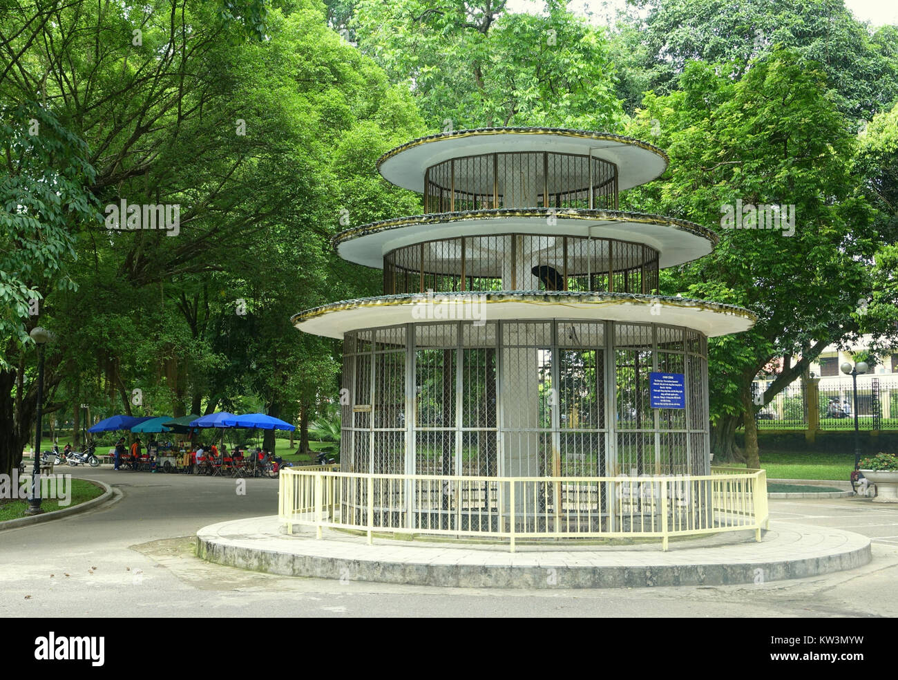 Bird cage Hanoi Botanical Garden Hanoi, Vietnam DSC03542 Stock Photo