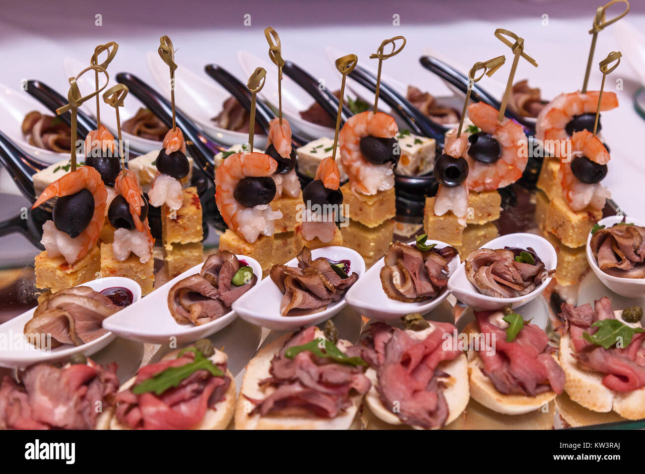Wedding Reception Food Cooking Stock Photos Wedding Reception