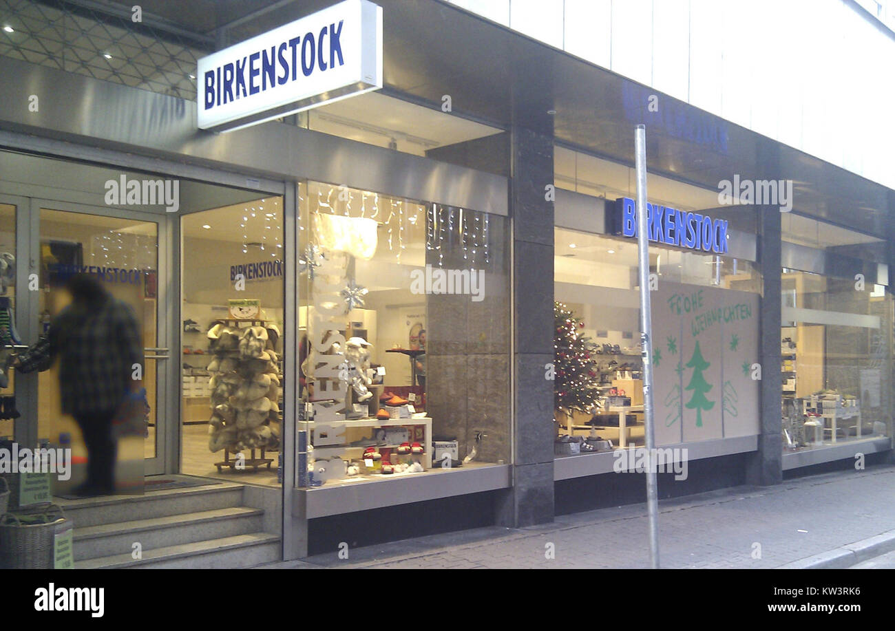 Birkenstock Store Mannheim Q5 Stock Photo - Alamy