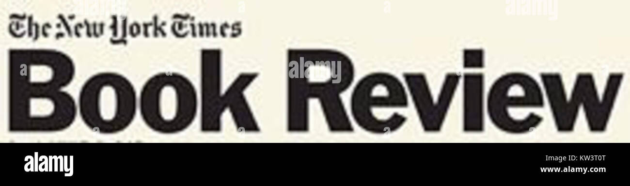 New York Times Book Review Logo Stock Photo - Alamy