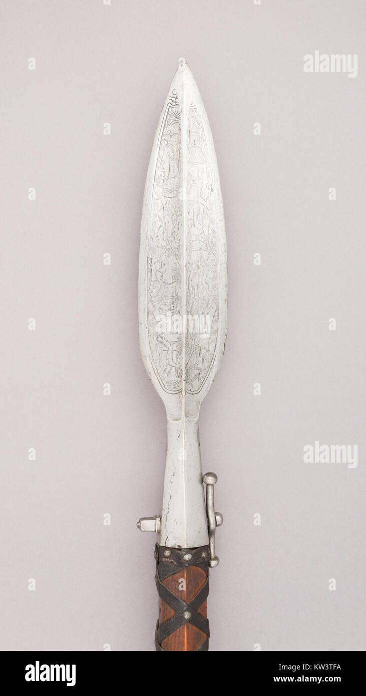 The Boar Spear, housed in the MET collection, is a weapon used for ...