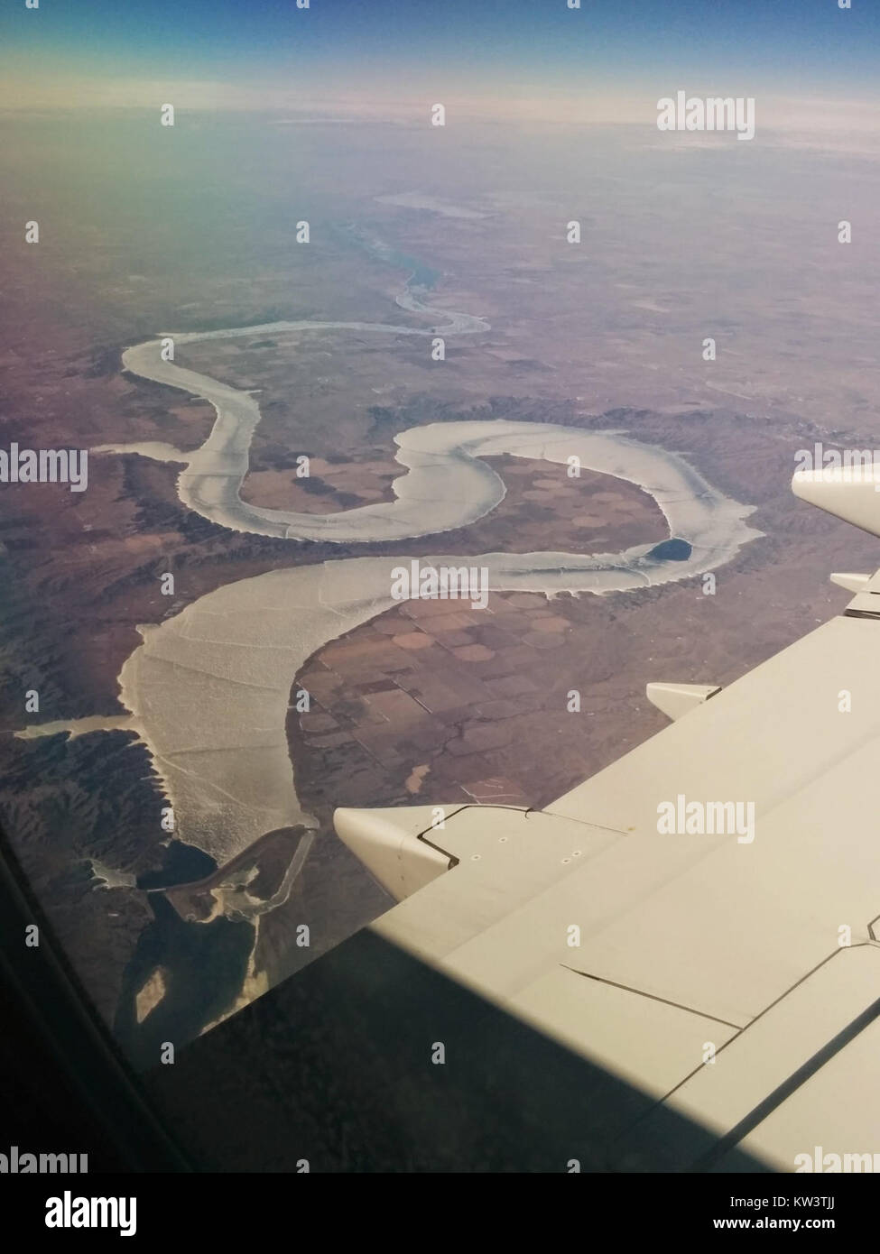 Big Bend of the Missouri River, South Dakota Stock Photo Alamy