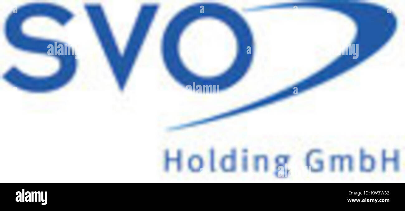 Svo holding logo Stock Photo