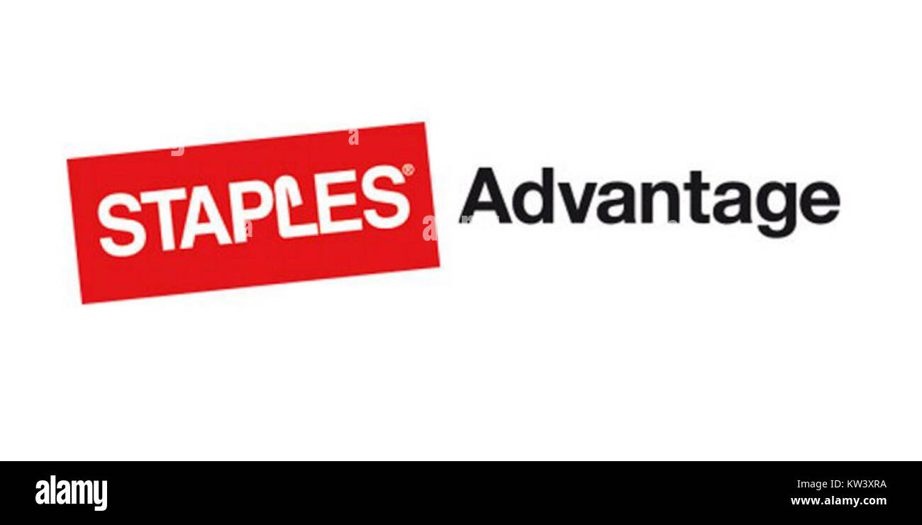 Staples Advantage Logo Stock Photo Alamy