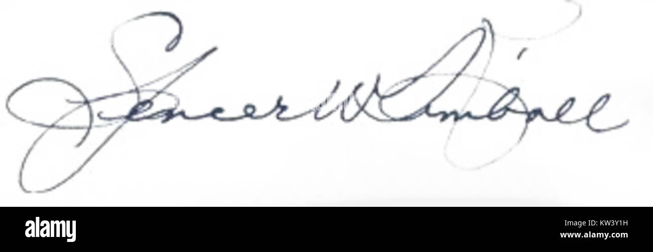 Spencer kimball hires stock photography and images Alamy