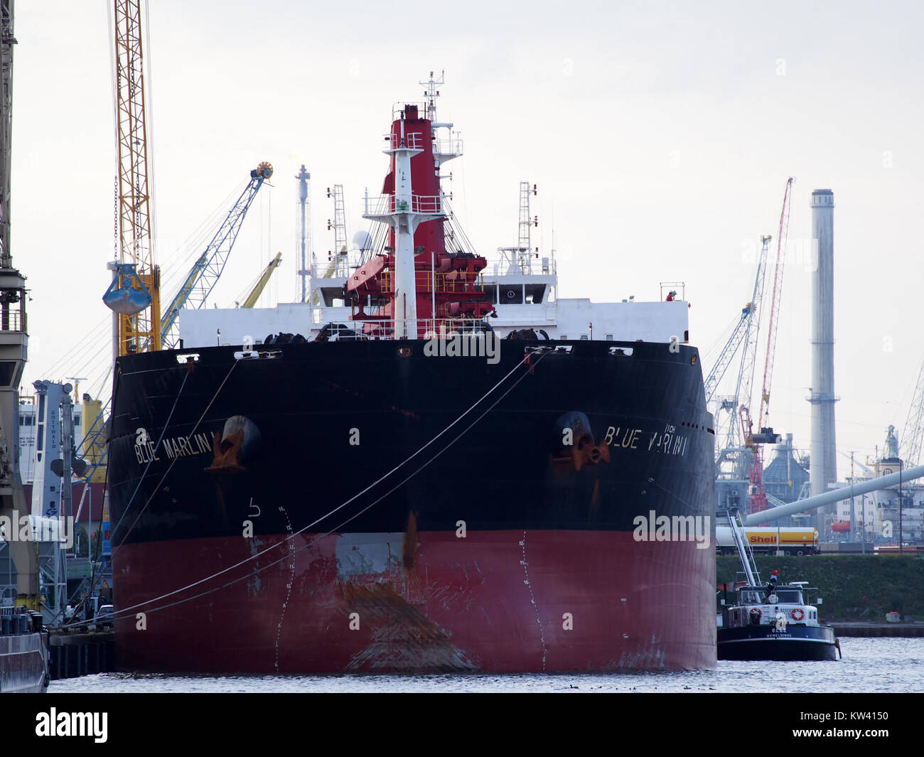 Blue Marlin I (ship, 2008), Port of Antwerp pic1 Stock Photo