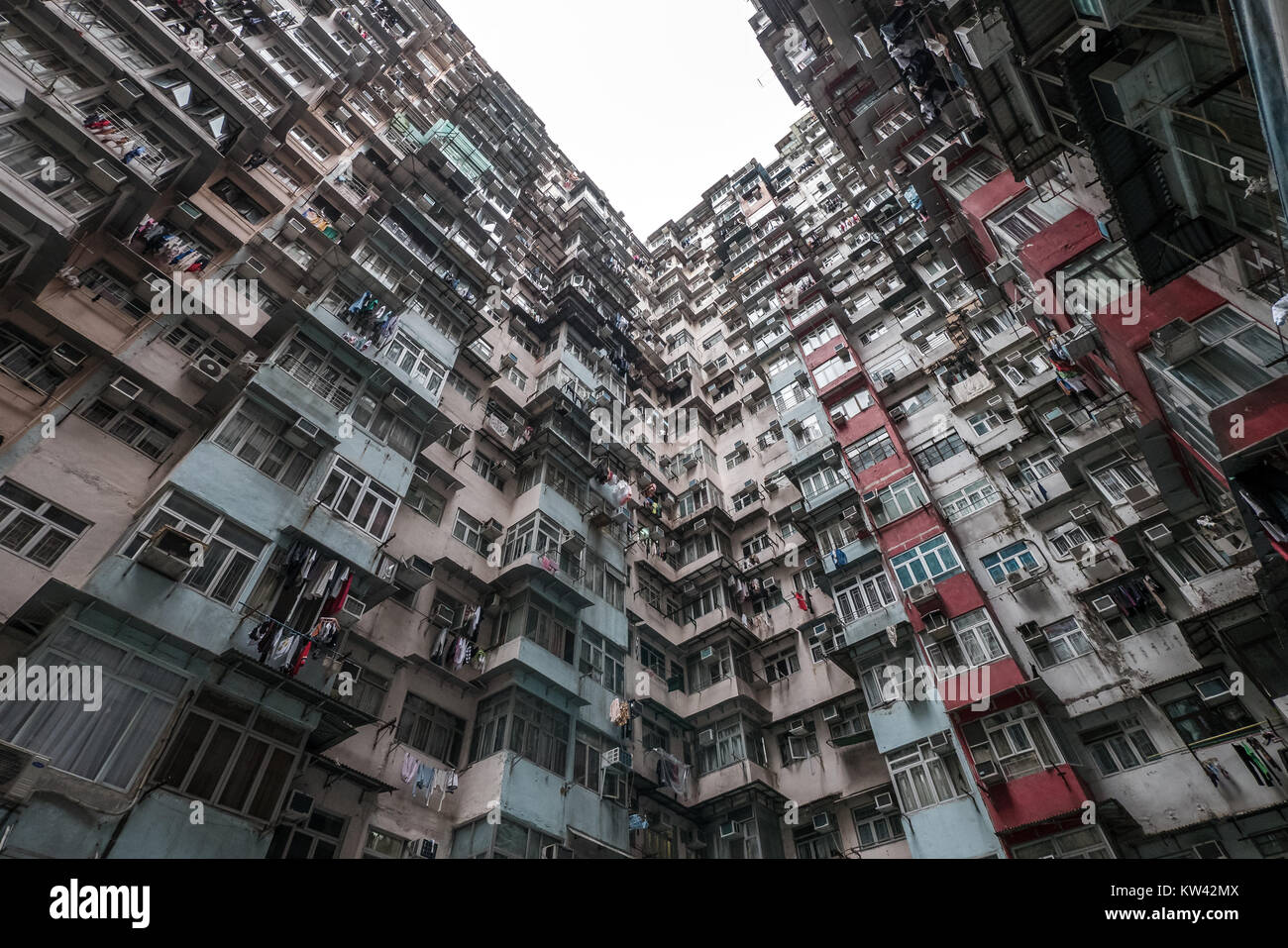 hong kong apartment buildings Stock Photo Alamy