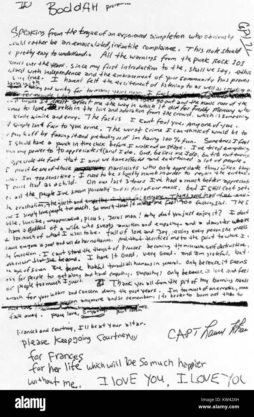 Suicide note hi-res stock photography and images - Alamy
