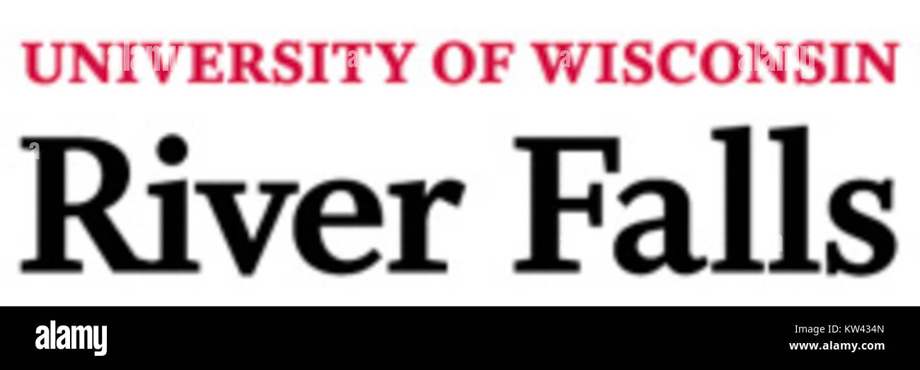 University of Wisconsin River Falls logo Stock Photo Alamy