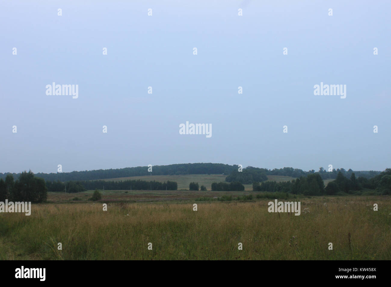 Bobolovo Hill, located in the region of Belarus, is known for its natural beauty and significance. This image, taken in 2016, highlights the hill's scenic landscape and its role in the local ecology. Stock Photo