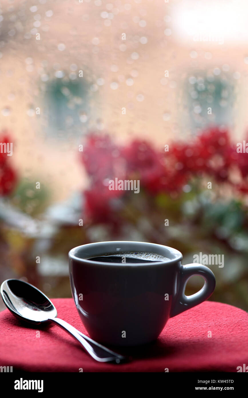 Tea Cup In Rainy Day Hi Res Stock Photography And Images Alamy